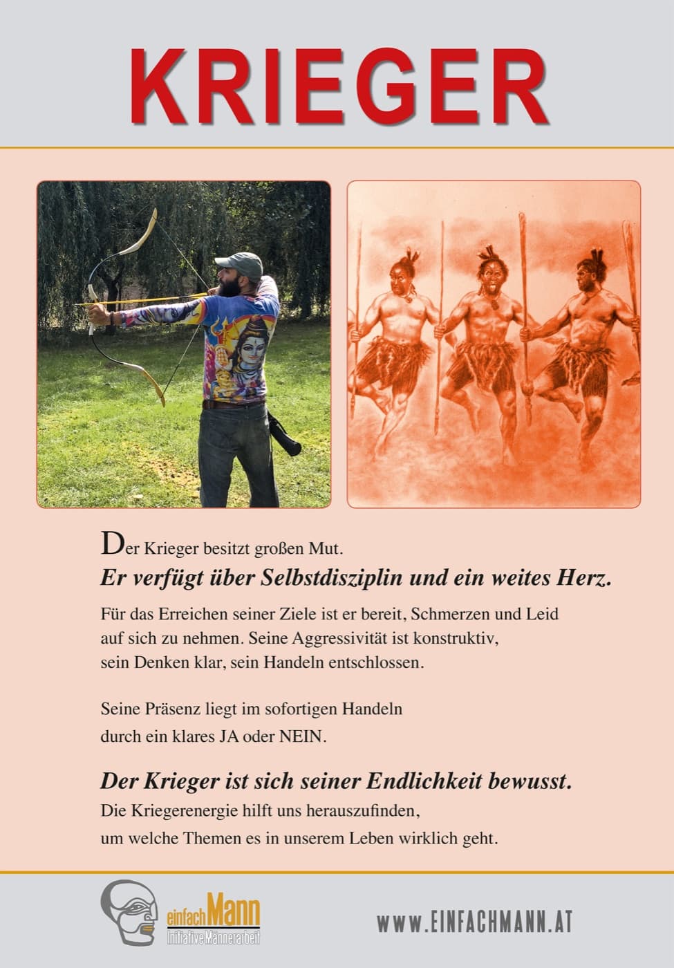 Archetypen-Poster Krieger